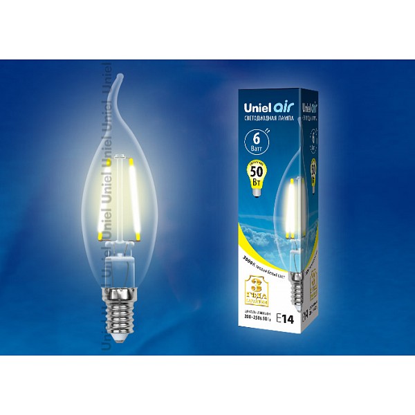 Лампа светодиодная Air E14 220В 6Вт 3000K LED-CW35-6W/WW/E14/CL GLA01TR картон, Air E14 220В 6Вт 3000K LED-CW35-6W/WW/E14/CL GLA01TR картон
Лампа светодиодная Air E14 220В 6Вт 3000K LED-CW35-6W/WW/E14/CL GLA01TR картон, Air E14 220В 6Вт 3000K LED-CW35-6W/WW/E14/CL GLA01TR картон