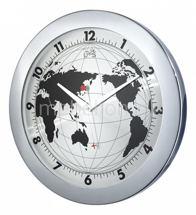 Настенные часы (41 см) Карта мира 4001S