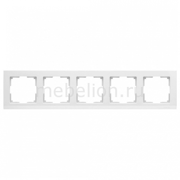 Рамка на 5 постов Werkel Stark WL04-Frame-05-white