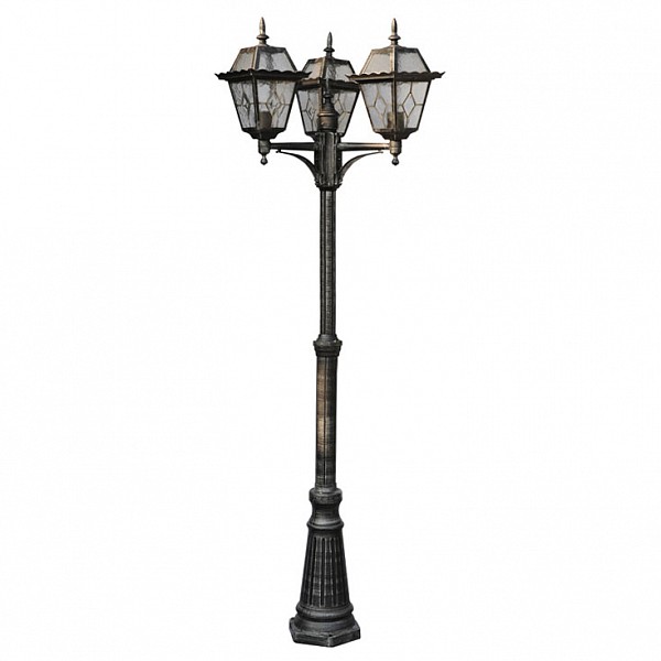 Фонарный столб Arte LampParis A1357PA-3BS Фонарный столб Arte LampParis A1357PA-3BSАртикул - AR_A1357PA-3BS,Бренд - Arte Lamp (Италия),Серия - Paris,Гарантия, месяцы - 24,Время изготовления, дней - 1,Рекомендуемые помещения - Улица,Ширина, мм - 610,Высота, мм - 2300,Выступ, мм - 230,Диаметр, мм - 190,Размер упаковки, мм - 870x300x450,Цвет плафонов и подвесок - неокрашенный,Цвет арматуры - черное серебро,Тип поверхности плафонов и подвесок - прозрачный,Тип поверхности арматуры - матовый,Материал плафонов и подвесок - стекло,Материал арматуры - металл,Лампы - компактная люминесцентная (КЛЛ) ИЛИнакаливания ИЛИсветодиодная (LED),цоколь E27; 220 В; 100 Вт,,Класс электробезопасности - II,Общая мощность, Вт - 300,Лампы в комплекте - отсутствуют,Общее кол-во ламп - 3,Количество плафонов - 3,Степень пылевлагозащиты, IP - 44,Диапазон рабочих температур - от -40^C до +40^C,Масса, кг - 9, 7,Дополнительные параметры - стиль Тиффани<br><br>Артикул: AR_A1357PA-3BS<br>Бренд: Arte Lamp (Италия)<br>Серия: Paris<br>Гарантия, месяцы: 24<br>Время изготовления, дней: 1<br>Рекомендуемые помещения: Улица<br>Ширина, мм: 610<br>Высота, мм: 2300<br>Выступ, мм: 230<br>Диаметр, мм: 190<br>Размер упаковки, мм: 870x300x450<br>Цвет плафонов и подвесок: неокрашенный<br>Цвет арматуры: черное серебро<br>Тип поверхности плафонов и подвесок: прозрачный<br>Тип поверхности арматуры: матовый<br>Материал плафонов и подвесок: стекло<br>Материал арматуры: металл<br>Лампы: компактная люминесцентная (КЛЛ) ИЛИ<br>накаливания ИЛИ<br>светодиодная (LED),цоколь E27; 220 В; 100 Вт,<br>Класс электробезопасности: II<br>Общая мощность, Вт: 300<br>Лампы в комплекте: отсутствуют<br>Общее кол-во ламп: 3<br>Количество плафонов: 3<br>Степень пылевлагозащиты, IP: 44<br>Диапазон рабочих температур: от -40^C до +40^C<br>Масса, кг: 9, 7<br>Дополнительные параметры: стиль Тиффани