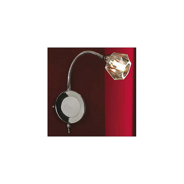 Бра LussoleAtripalda LSQ-2090-01 Бра LussoleAtripalda LSQ-2090-01Артикул - LSQ-2090-01,Бренд - Lussole (Италия),Серия - Atripalda,Гарантия, месяцы - 24,Время изготовления, дней - 1,Рекомендуемые помещения - Гостиная, Кабинет, Спальня,Ширина, мм - 80,Высота, мм - 150-300,Выступ, мм - 70-170,Цвет плафонов и подвесок - неокрашенный,Цвет арматуры - хром,Тип поверхности плафонов и подвесок - прозрачный,Тип поверхности арматуры - глянцевый,Материал плафонов и подвесок - хрусталь,Материал арматуры - металл,Лампы - галогеновая,цоколь G9; 220 В; 40 Вт,цвет: белый теплый, 2800-3200 K,Сопоставление с лампой накаливания - на 50%,Тип колбы лампы - пальчиковая,Класс электробезопасности - I,Лампы в комплекте - галогеновая G9,Общее кол-во ламп - 1,Количество плафонов - 1,Возможность подключения диммера - можно,Степень пылевлагозащиты, IP - 20,Диапазон рабочих температур - комнатная температура,Масса, кг - 0, 54,Дополнительные параметры - светильник предназначен для использования со скрытой проводкой<br><br>Артикул: LSQ-2090-01<br>Бренд: Lussole (Италия)<br>Серия: Atripalda<br>Гарантия, месяцы: 24<br>Время изготовления, дней: 1<br>Рекомендуемые помещения: Гостиная, Кабинет, Спальня<br>Ширина, мм: 80<br>Высота, мм: 150-300<br>Выступ, мм: 70-170<br>Цвет плафонов и подвесок: неокрашенный<br>Цвет арматуры: хром<br>Тип поверхности плафонов и подвесок: прозрачный<br>Тип поверхности арматуры: глянцевый<br>Материал плафонов и подвесок: хрусталь<br>Материал арматуры: металл<br>Лампы: галогеновая,цоколь G9; 220 В; 40 Вт,цвет: белый теплый, 2800-3200 K<br>Сопоставление с лампой накаливания: на 50%<br>Тип колбы лампы: пальчиковая<br>Класс электробезопасности: I<br>Лампы в комплекте: галогеновая G9<br>Общее кол-во ламп: 1<br>Количество плафонов: 1<br>Возможность подключения диммера: можно<br>Степень пылевлагозащиты, IP: 20<br>Диапазон рабочих температур: комнатная температура<br>Масса, кг: 0, 54<br>Дополнительные параметры: светильник предназначен для использования со скрытой проводкой