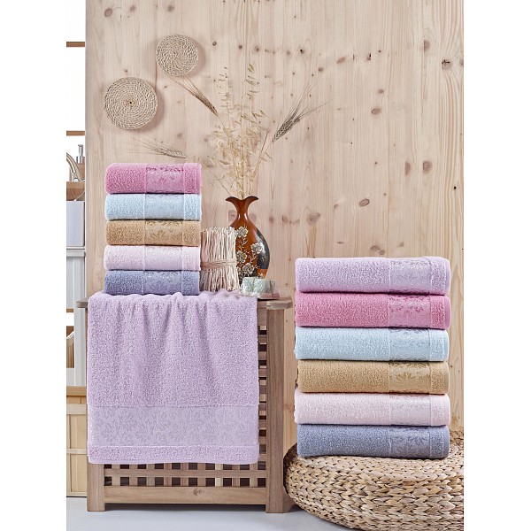 Набор из 6 полотенец для лица (50x90 см) Lobate, Бежевый;лиловый;мятный;пудровый;розовый;сиреневый, (50x90 см) Lobate 
Набор из 6 полотенец для лица (50x90 см) Lobate, Бежевый;лиловый;мятный;пудровый;розовый;сиреневый, (50x90 см) Lobate