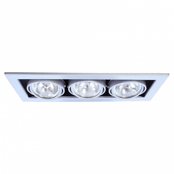 Встраиваемый светильник Arte LampTechnika 2 A5930PL-3SI Встраиваемый светильник Arte LampTechnika 2 A5930PL-3SIАртикул - AR_A5930PL-3SI, Бренд - Arte Lamp (Италия), Серия - Technika 2, Гарантия, месяцы - 24, Время изготовления, дней - 1, Рекомендуемые помещения - Коридора, Лестница, Офис, Прихожая, Длина, мм - 355, Ширина, мм - 145, Глубина, мм - 120, Размер врезного отверстия, мм - 330х125, Размер упаковки, мм - 150x135x360, Цвет плафонов и подвесок - серебро, Цвет арматуры - серебро, Тип поверхности плафонов и подвесок - глянцевый, Тип поверхности арматуры - матовый, Материал плафонов и подвесок - нержавеющая сталь, Материал арматуры - нержавеющая сталь, Лампы - галогеновая, цоколь G5.3; 12 В; 50 Вт, цвет: белый теплый, 2800-3200 K, Сопоставление с лампой накаливания - на 50%, Тип колбы лампы - пальчиковая, Класс электробезопасности - I, Напряжение питания, В - 220, Общая мощность, Вт - 150, Лампы в комплекте - галогеновые G5.3, Общее кол-во ламп - 3, Количество плафонов - 3, Компоненты, входящие в комплект - рефлектор, трансформатор 12В, Степень пылевлагозащиты, IP - 20, Диапазон рабочих температур - комнатная температура, Масса, кг - 1,17, Дополнительные параметры - поворотный светильник<br><br>Артикул: AR_A5930PL-3SI<br>Бренд: Arte Lamp (Италия)<br>Серия: Technika 2<br>Гарантия, месяцы: 24<br>Время изготовления, дней: 1<br>Рекомендуемые помещения: Коридора, Лестница, Офис, Прихожая<br>Длина, мм: 355<br>Ширина, мм: 145<br>Глубина, мм: 120<br>Размер врезного отверстия, мм: 330х125<br>Размер упаковки, мм: 150x135x360<br>Цвет плафонов и подвесок: серебро<br>Цвет арматуры: серебро<br>Тип поверхности плафонов и подвесок: глянцевый<br>Тип поверхности арматуры: матовый<br>Материал плафонов и подвесок: нержавеющая сталь<br>Материал арматуры: нержавеющая сталь<br>Лампы: галогеновая,цоколь G5.3; 12 В; 50 Вт,цвет: белый теплый, 2800-3200 K<br>Сопоставление с лампой накаливания: на 50%<br>Тип колбы лампы: пальчиковая<br>Класс электробезопасности: I<br>Напряжение питания, В: 220<br>Общая мощность, Вт: 150<br>Лампы в комплекте: галогеновые G5.3<br>Общее кол-во ламп: 3<br>Количество плафонов: 3<br>Компоненты, входящие в комплект: рефлектор, трансформатор 12В<br>Степень пылевлагозащиты, IP: 20<br>Диапазон рабочих температур: комнатная температура<br>Масса, кг: 1,17<br>Дополнительные параметры: поворотный светильник