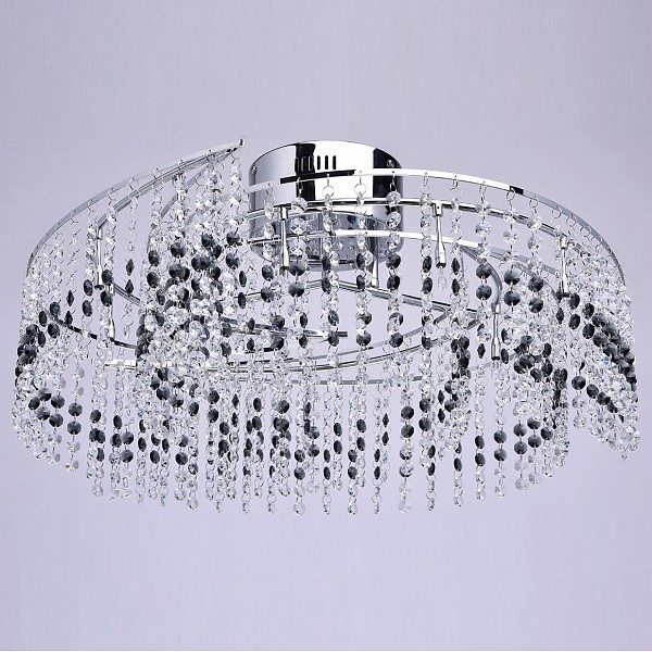 Потолочная люстра MW-LightКаскад 2 244017812 Потолочная люстра MW-LightКаскад 2 244017812Артикул - MW_244017812, Бренд - MW-Light (Германия), Серия - Каскад 2, Гарантия, месяцы - 24, Время изготовления, дней - 1, Рекомендуемые помещения - Гостиная, Кабинет, Спальня, Высота, мм - 200, Диаметр, мм - 610, Размер упаковки, мм - 600х600х200, Цвет плафонов и подвесок - неокрашенный, черный, Цвет арматуры - хром, Тип поверхности плафонов и подвесок - прозрачный, Тип поверхности арматуры - глянцевый, Материал плафонов и подвесок - хрусталь, Материал арматуры - металл, Лампы - галогеновая, цоколь G4; 12 В; 20 Вт, цвет: белый теплый, 2800-3200 K, Сопоставление с лампой накаливания - на 50%, Тип колбы лампы - пальчиковая, Класс электробезопасности - I, Напряжение питания, В - 220, Общая мощность, Вт - 240, Лампы в комплекте - галогеновые G4, Общее кол-во ламп - 12, Наличие выключателя, диммера или пульта ДУ - пульт ДУ, Компоненты, входящие в комплект - трансформатор 12 В, Степень пылевлагозащиты, IP - 20, Диапазон рабочих температур - комнатная температура, Масса, кг - 4,8, Дополнительное описание - MW-light справедливо считает, что добротное качество начинается с материалов, поэтому выбирает только проверенных поставщиков. Хрусталь для серии Каскад поставляет немецкий завод с многолетней традицией: это кристаллы из материала с повышенным содержанием свинца, тщательно отшлифованные и ювелирно ограненные машинным методом, показывающие высокие преломляющие и дисперсные качества. Для сборки модели 244017812 используется несколько сотен камней с бриллиантовой круглой огранкой. Ниспадающие каскадом короткие бусы обеспечивают блеск света и плотное световое покрытие площадью до 16 кв. м. При этом высота конструкции всего 20 см – люстра может быть использована в гостиных и спальнях даже с очень низким потолком.<br><br>Артикул: MW_244017812<br>Бренд: MW-Light (Германия)<br>Серия: Каскад 2<br>Гарантия, месяцы: 24<br>Время изготовления, дней: 1<br>Рекомендуемые помещения: Гостиная, Кабинет, Спальня<br>Высота, мм: 200<br>Диаметр, мм: 610<br>Размер упаковки, мм: 600х600х200<br>Цвет плафонов и подвесок: неокрашенный, черный<br>Цвет арматуры: хром<br>Тип поверхности плафонов и подвесок: прозрачный<br>Тип поверхности арматуры: глянцевый<br>Материал плафонов и подвесок: хрусталь<br>Материал арматуры: металл<br>Лампы: галогеновая,цоколь G4; 12 В; 20 Вт,цвет: белый теплый, 2800-3200 K<br>Сопоставление с лампой накаливания: на 50%<br>Тип колбы лампы: пальчиковая<br>Класс электробезопасности: I<br>Напряжение питания, В: 220<br>Общая мощность, Вт: 240<br>Лампы в комплекте: галогеновые G4<br>Общее кол-во ламп: 12<br>Наличие выключателя, диммера или пульта ДУ: пульт ДУ<br>Компоненты, входящие в комплект: трансформатор 12 В<br>Степень пылевлагозащиты, IP: 20<br>Диапазон рабочих температур: комнатная температура<br>Масса, кг: 4,8<br>Дополнительное описание: MW-light справедливо считает, что добротное качество начинается с материалов, поэтому выбирает только проверенных поставщиков. Хрусталь для серии Каскад поставляет немецкий завод с многолетней традицией: это кристаллы из материала с повышенным содержанием свинца, тщательно отшлифованные и ювелирно ограненные машинным методом, показывающие высокие преломляющие и дисперсные качества. Для сборки модели 244017812 используется несколько сотен камней с бриллиантовой круглой огранкой. Ниспадающие каскадом короткие бусы обеспечивают блеск света и плотное световое покрытие площадью до 16 кв. м. При этом высота конструкции всего 20 см – люстра может быть использована в гостиных и спальнях даже с очень низким потолком.