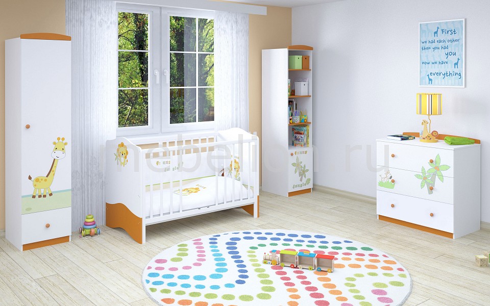 Гарнитур для детской Polini Basic Джунгли
