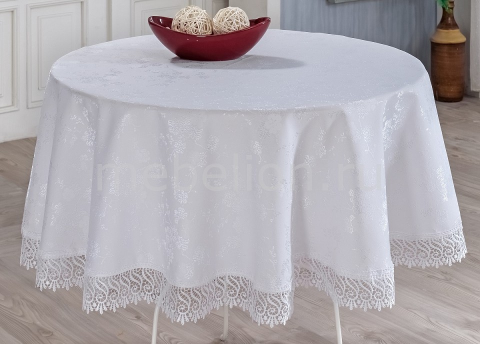 Скатерть Karna(160 см) Bale Скатерть Karna(160 см) BaleАртикул - KAR_868_1_CHAR001,Бренд - Karna (Турция),Серия - Bale,Цвет - белый,Материал - полиэстер 100%<br><br>Артикул: KAR_868_1_CHAR001<br>Бренд: Karna (Турция)<br>Серия: Bale<br>Цвет: белый<br>Материал: полиэстер 100%