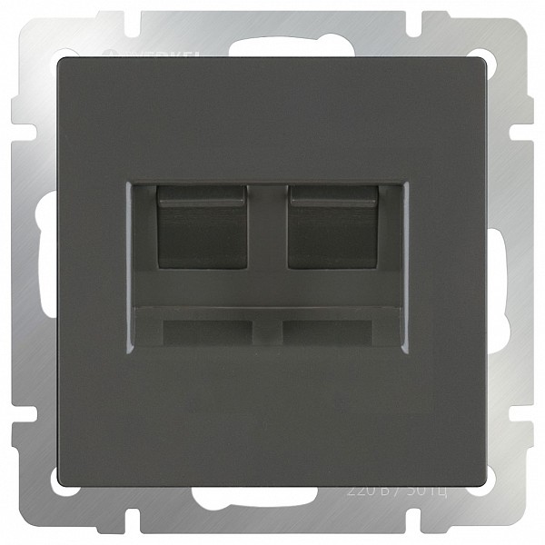 Розетка двойная RJ-11 и Ethernet RJ-45, без рамки Серо-коричневый WL07-RJ11+RJ45, Серо-коричневый WL07-RJ11+RJ45
Розетка двойная RJ-11 и Ethernet RJ-45, без рамки Серо-коричневый WL07-RJ11+RJ45, Серо-коричневый WL07-RJ11+RJ45