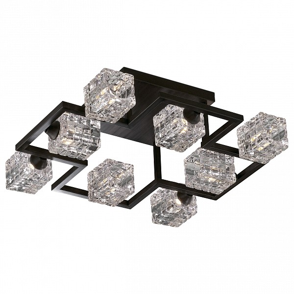 Светильник на штанге Odeon LightStar 2056/8C Светильник на штанге Odeon LightStar 2056/8CАртикул - OD_2056_8C,Бренд - Odeon Light (Италия),Серия - Star,Гарантия, месяцы - 24,Время изготовления, дней - 1,Рекомендуемые помещения - Гостиная, Кабинет, Коридор, Прихожая, Спальня,Длина, мм - 565,Ширина, мм - 495,Высота, мм - 170,Цвет плафонов и подвесок - неокрашенный,Цвет арматуры - венге,Тип поверхности плафонов и подвесок - прозрачный, рельефный,Тип поверхности арматуры - глянцевый,Материал плафонов и подвесок - стекло,Материал арматуры - металл,Лампы - галогеновая,цоколь G9; 220 В; 40 Вт,цвет: белый теплый, 2800-3200 K,Сопоставление с лампой накаливания - на 50%,Тип колбы лампы - пальчиковая,Класс электробезопасности - I,Общая мощность, Вт - 320,Лампы в комплекте - галогеновые G9,Общее кол-во ламп - 8,Количество плафонов - 8,Возможность подключения диммера - можно,Степень пылевлагозащиты, IP - 20,Диапазон рабочих температур - комнатная температура,Масса, кг - 2<br><br>Артикул: OD_2056_8C<br>Бренд: Odeon Light (Италия)<br>Серия: Star<br>Гарантия, месяцы: 24<br>Время изготовления, дней: 1<br>Рекомендуемые помещения: Гостиная, Кабинет, Коридор, Прихожая, Спальня<br>Длина, мм: 565<br>Ширина, мм: 495<br>Высота, мм: 170<br>Цвет плафонов и подвесок: неокрашенный<br>Цвет арматуры: венге<br>Тип поверхности плафонов и подвесок: прозрачный, рельефный<br>Тип поверхности арматуры: глянцевый<br>Материал плафонов и подвесок: стекло<br>Материал арматуры: металл<br>Лампы: галогеновая,цоколь G9; 220 В; 40 Вт,цвет: белый теплый, 2800-3200 K<br>Сопоставление с лампой накаливания: на 50%<br>Тип колбы лампы: пальчиковая<br>Класс электробезопасности: I<br>Общая мощность, Вт: 320<br>Лампы в комплекте: галогеновые G9<br>Общее кол-во ламп: 8<br>Количество плафонов: 8<br>Возможность подключения диммера: можно<br>Степень пылевлагозащиты, IP: 20<br>Диапазон рабочих температур: комнатная температура<br>Масса, кг: 2