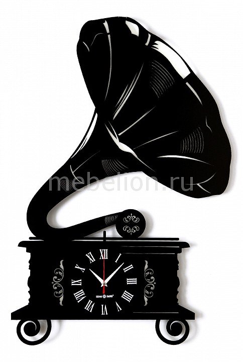Настенные часы (53.4х80 см) GRAMOPHONE 04007bk0