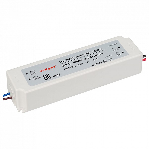 Блок питания 12В 100Вт ARPV-LV12100-A (12V, 8.3A, 100W), 12В 100Вт ARPV-LV12100-A (12V, 8.3A, 100W)
Блок питания 12В 100Вт ARPV-LV12100-A (12V, 8.3A, 100W), 12В 100Вт ARPV-LV12100-A (12V, 8.3A, 100W)