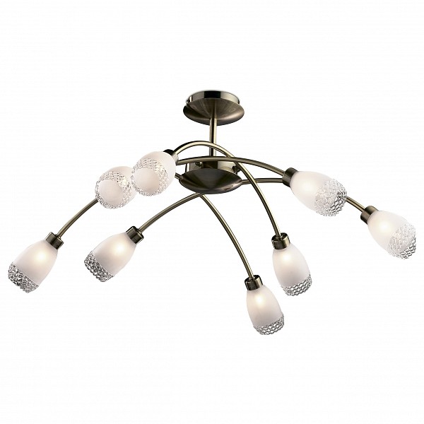 Люстра на штанге Odeon LightLerta 1803/8 Люстра на штанге Odeon LightLerta 1803/8Артикул - OD_1803_8, Бренд - Odeon Light (Италия), Серия - Lerta, Гарантия, месяцы - 24, Время изготовления, дней - 1, Рекомендуемые помещения - Гостиная, Кабинет, Спальня, Высота, мм - 340, Диаметр, мм - 800, Цвет плафонов и подвесок - белый с каймой, Цвет арматуры - бронза, Тип поверхности плафонов и подвесок - матовый, рельефный, Тип поверхности арматуры - глянцевый, Материал плафонов и подвесок - стекло, Материал арматуры - металл, Лампы - галогеновая, цоколь G9; 220 В; 40 Вт, цвет: белый теплый, 2800-3200 K, Сопоставление с лампой накаливания - на 50%, Тип колбы лампы - пальчиковая, Класс электробезопасности - I, Общая мощность, Вт - 320, Лампы в комплекте - галогеновые G9, Общее кол-во ламп - 8, Количество плафонов - 8, Возможность подключения диммера - можно, Степень пылевлагозащиты, IP - 20, Диапазон рабочих температур - комнатная температура, Масса, кг - 5,3<br><br>Артикул: OD_1803_8<br>Бренд: Odeon Light (Италия)<br>Серия: Lerta<br>Гарантия, месяцы: 24<br>Время изготовления, дней: 1<br>Рекомендуемые помещения: Гостиная, Кабинет, Спальня<br>Высота, мм: 340<br>Диаметр, мм: 800<br>Цвет плафонов и подвесок: белый с каймой<br>Цвет арматуры: бронза<br>Тип поверхности плафонов и подвесок: матовый, рельефный<br>Тип поверхности арматуры: глянцевый<br>Материал плафонов и подвесок: стекло<br>Материал арматуры: металл<br>Лампы: галогеновая,цоколь G9; 220 В; 40 Вт,цвет: белый теплый, 2800-3200 K<br>Сопоставление с лампой накаливания: на 50%<br>Тип колбы лампы: пальчиковая<br>Класс электробезопасности: I<br>Общая мощность, Вт: 320<br>Лампы в комплекте: галогеновые G9<br>Общее кол-во ламп: 8<br>Количество плафонов: 8<br>Возможность подключения диммера: можно<br>Степень пылевлагозащиты, IP: 20<br>Диапазон рабочих температур: комнатная температура<br>Масса, кг: 5,3