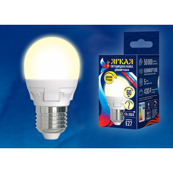 Лампа светодиодная Яркая Dim E27 175-250В 7Вт 3000K LED-G45 7W/3000K/E27/FR/DIM PLP01WH картон, Яркая Dim E27 175-250В 7Вт 3000K LED-G45 7W/3000K/E27/FR/DIM PLP01WH картон
Лампа светодиодная Яркая Dim E27 175-250В 7Вт 3000K LED-G45 7W/3000K/E27/FR/DIM PLP01WH картон, Яркая Dim E27 175-250В 7Вт 3000K LED-G45 7W/3000K/E27/FR/DIM PLP01WH картон