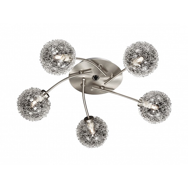 Потолочная люстра Odeon LightRoxby 2460/5C Потолочная люстра Odeon LightRoxby 2460/5CАртикул - OD_2460_5C,Бренд - Odeon Light (Италия),Серия - Roxby,Гарантия, месяцы - 24,Время изготовления, дней - 1,Рекомендуемые помещения - Гостиная, Кабинет, Спальня,Высота, мм - 150,Диаметр, мм - 560,Цвет плафонов и подвесок - алюминий, неокрашенный,Цвет арматуры - никель,Тип поверхности плафонов и подвесок - глянцевый,Тип поверхности арматуры - глянцевый,Материал плафонов и подвесок - металл, стекло,Материал арматуры - металл,Лампы - галогеновая,цоколь G9; 220 В; 40 Вт,цвет: белый теплый, 2800-3200 K,Сопоставление с лампой накаливания - на 50%,Тип колбы лампы - пальчиковая,Класс электробезопасности - I,Общая мощность, Вт - 200,Лампы в комплекте - галогеновые G9,Общее кол-во ламп - 5,Количество плафонов - 5,Возможность подключения диммера - можно,Степень пылевлагозащиты, IP - 20,Диапазон рабочих температур - комнатная температура,Масса, кг - 5<br><br>Артикул: OD_2460_5C<br>Бренд: Odeon Light (Италия)<br>Серия: Roxby<br>Гарантия, месяцы: 24<br>Время изготовления, дней: 1<br>Рекомендуемые помещения: Гостиная, Кабинет, Спальня<br>Высота, мм: 150<br>Диаметр, мм: 560<br>Цвет плафонов и подвесок: алюминий, неокрашенный<br>Цвет арматуры: никель<br>Тип поверхности плафонов и подвесок: глянцевый<br>Тип поверхности арматуры: глянцевый<br>Материал плафонов и подвесок: металл, стекло<br>Материал арматуры: металл<br>Лампы: галогеновая,цоколь G9; 220 В; 40 Вт,цвет: белый теплый, 2800-3200 K<br>Сопоставление с лампой накаливания: на 50%<br>Тип колбы лампы: пальчиковая<br>Класс электробезопасности: I<br>Общая мощность, Вт: 200<br>Лампы в комплекте: галогеновые G9<br>Общее кол-во ламп: 5<br>Количество плафонов: 5<br>Возможность подключения диммера: можно<br>Степень пылевлагозащиты, IP: 20<br>Диапазон рабочих температур: комнатная температура<br>Масса, кг: 5