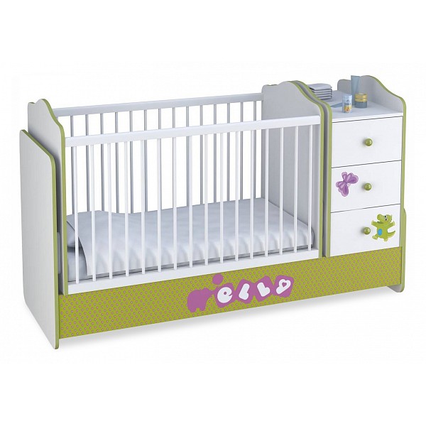 Кроватка-трансформер Polini kids Basic Elly с комодом, Polini kids Basic Elly с комодом
Кроватка-трансформер Polini kids Basic Elly с комодом, Polini kids Basic Elly с комодом