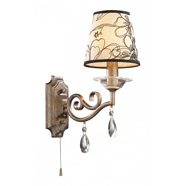 Бра Odeon LightLika 2275/1W Бра Odeon LightLika 2275/1WАртикул - OD_2275_1W,Бренд - Odeon Light (Италия),Серия - Lika,Гарантия, месяцев - 24,Время изготовления, дней - 1,Рекомендуемые помещения - Гостиная, Кабинет, Спальня,Ширина, мм - 180,Высота, мм - 390,Диаметр, мм - 180,Цвет плафонов и подвесок - бежевый с рисунком, неокрашенный,Цвет арматуры - коричневый, неокрашенный,Тип поверхности плафонов и подвесок - матовый,Тип поверхности арматуры - матовый,Материал плафонов и подвесок - текстиль, хрусталь,Материал арматуры - металл,Лампы - компактная люминесцентная (КЛЛ) ИЛИнакаливания ИЛИсветодиодная (LED),цоколь E14; 220 В; 40 Вт,,Класс электробезопасности - I,Лампы в комплекте - отсутствуют,Общее кол-во ламп - 1,Количество плафонов - 1,Наличие выключателя, диммера или пульта ДУ - выключатель шнуровой,Возможность подключения диммера - можно, если установить лампу накаливания,Степень пылевлагозащиты, IP - 20,Диапазон рабочих температур - комнатная температура,Масса, кг - 1, 38,Дополнительные параметры - светильник предназначен для использования со скрытой проводкой<br><br>Артикул: OD_2275_1W<br>Бренд: Odeon Light (Италия)<br>Серия: Lika<br>Гарантия, месяцев: 24<br>Время изготовления, дней: 1<br>Рекомендуемые помещения: Гостиная, Кабинет, Спальня<br>Ширина, мм: 180<br>Высота, мм: 390<br>Диаметр, мм: 180<br>Цвет плафонов и подвесок: бежевый с рисунком, неокрашенный<br>Цвет арматуры: коричневый, неокрашенный<br>Тип поверхности плафонов и подвесок: матовый<br>Тип поверхности арматуры: матовый<br>Материал плафонов и подвесок: текстиль, хрусталь<br>Материал арматуры: металл<br>Лампы: компактная люминесцентная (КЛЛ) ИЛИ<br>накаливания ИЛИ<br>светодиодная (LED),цоколь E14; 220 В; 40 Вт,<br>Класс электробезопасности: I<br>Лампы в комплекте: отсутствуют<br>Общее кол-во ламп: 1<br>Количество плафонов: 1<br>Наличие выключателя, диммера или пульта ДУ: выключатель шнуровой<br>Возможность подключения диммера: можно, если установить лампу накаливания<br>Степень пылевлагозащиты, IP: 20<br>Диапазон рабочих температур: комнатная температура<br>Масса, кг: 1, 38<br>Дополнительные параметры: светильник предназначен для использования со скрытой проводкой