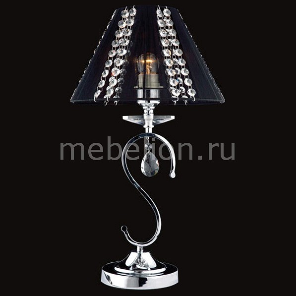 Купить Декоративные 3419/1T хром/черный Strotskis  Настольная лампа декоративная Eurosvet