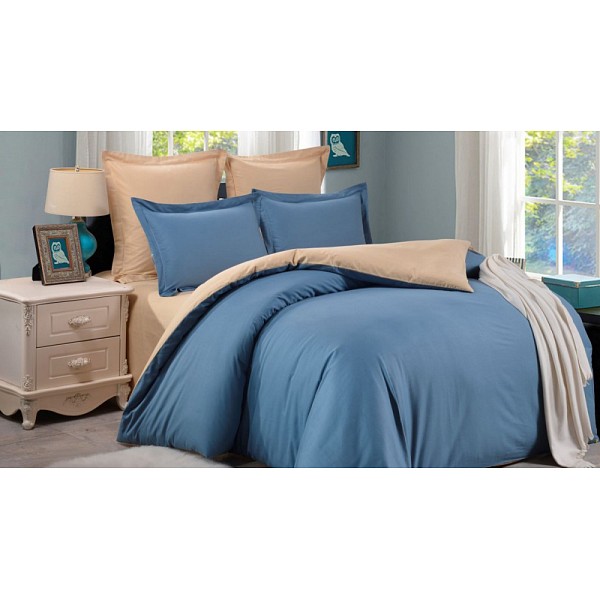 Комплект евростандарт C-1000, Бежевый;голубой, C-1000 
Комплект евростандарт C-1000, Бежевый;голубой, C-1000