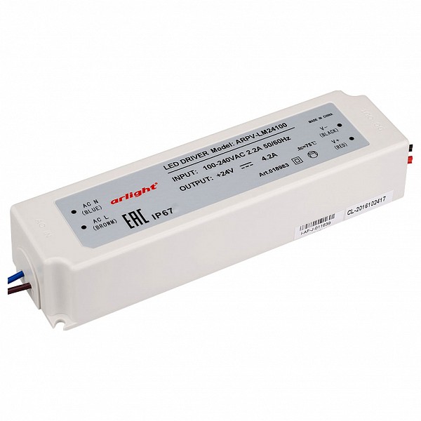 Блок питания 24В 100Вт ARPV-LV24100-A (24V, 4.2A, 100W), 24В 100Вт ARPV-LV24100-A (24V, 4.2A, 100W)
Блок питания 24В 100Вт ARPV-LV24100-A (24V, 4.2A, 100W), 24В 100Вт ARPV-LV24100-A (24V, 4.2A, 100W)
