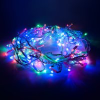 Бахрома световая 100-101 мульти с эффектом мерцания 3x0.6м IP65