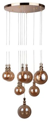 Подвесная люстра AM-Group AM354 AM354-10 AMBER (Испания)