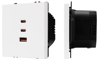 Розетка USB и type C без рамки NOBE 061839(1)