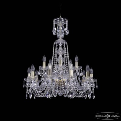 Подвесная люстра 1402/10+5/240/XL-77 G (Чехия)