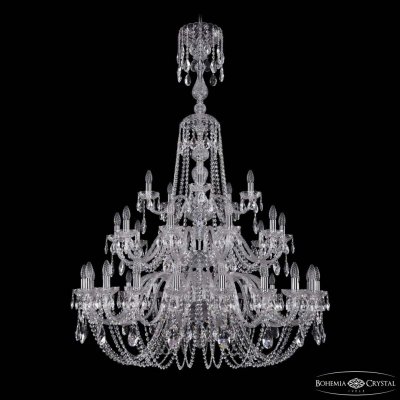 Подвесная люстра 1402/20+10+5/400/XL-158/3d Ni