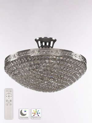 Люстра со светодиодной подсветкой и пультом д/у 1932 BI_19321_35IV_LED-DIM_Ni