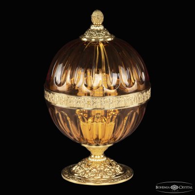 Настольная лампа декоративная 5680 5680L/17 G Amber/M-1H