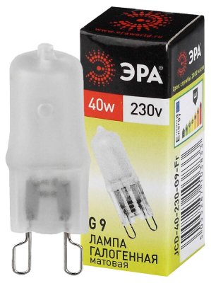 Лампа галогеновая Эра G9 40W 3000K