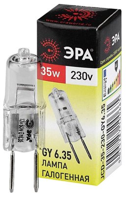 Лампа галогеновая Эра GY6.35 35W 3000K