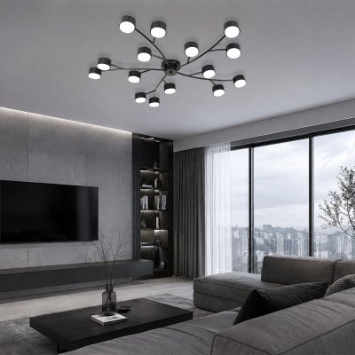 Потолочная люстра FLUXEN 120009/15C Black