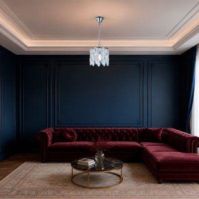 Подвесная люстра LUXORA 140018/1P Chrome