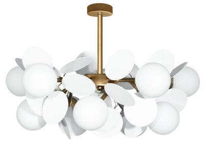 Люстра на штанге Loft it Matisse 10008/10 white (Испания)