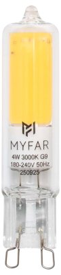 Лампа светодиодная [LED] MyFar G9 4W 3000K