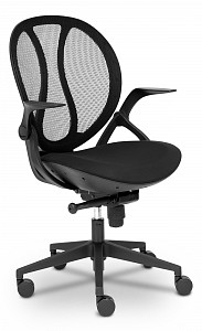 Компьютерное кресло , черный, текстиль, ткань-сетка