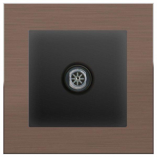 

ТВ-розетки проходные без рамки Aluminium (Черный матовый) WL08-SW-3G+WL08-TV-2W, без рамки Aluminium (Черный матовый) WL08-SW-3G+WL08-TV-2W