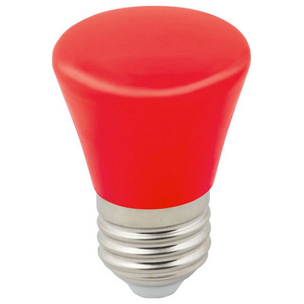 

Лампа светодиодная Décor Color E27 220-240В 1Вт красный LED-D45-1W/RED/E27/FR/С BELL, Décor Color E27 220-240В 1Вт красный LED-D45-1W/RED/E27/FR/С BELL