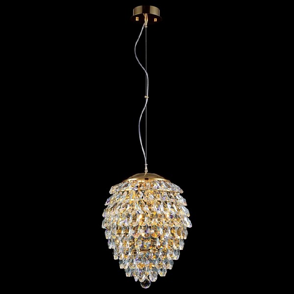 фото Подвесной светильник 2 CHARME SP2+2 LED GOLD/TRANSPARENT Crystal lux