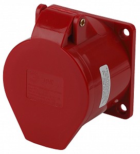 Розетка с заземлением  R(IN)-32-3P-PE-N-IP44