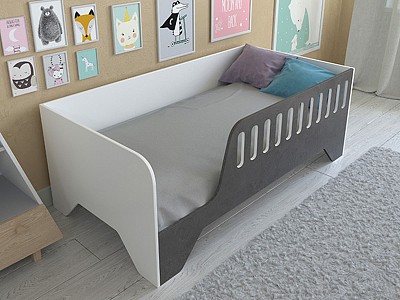Односпальная кровать в детскую комнату Астра 13 RVM_ASTRA13-35-10