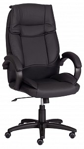 Кресло офисное Oreon, черный, экокожа
