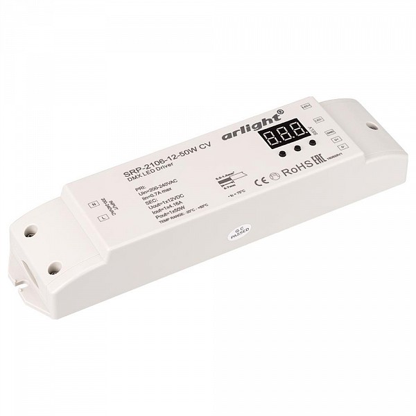 фото Декодер DMX DMX-SRP-2106-12-50W-CV (220V, 12V, 50W) Arlight