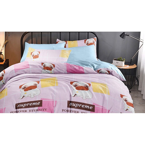 

Комплект евростандарт Montmartre Supreme, Голубой;розовый, Montmartre Supreme