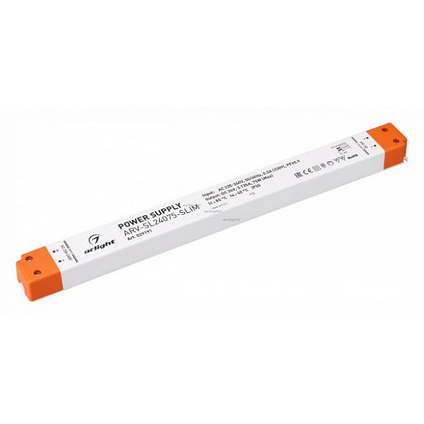 

Блок питания ARV-SL24075-SLIM 75Вт 24В 029191, ARV-SL24075-SLIM 75Вт 24В 029191