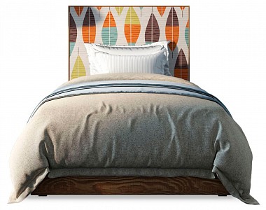 Кровать Berber Принт 48  коричневый, цветной рисунок Print 48  