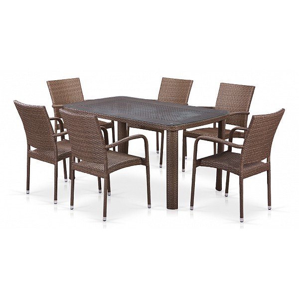 

Набор уличный T51A/Y376-W773-150x85 6Pcs Brown, T51A/Y376-W773-150x85 6Pcs Brown