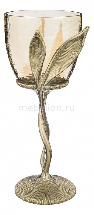 

Подсвечник декоративный (20x14x34.5 см) Pan de oro 732-125, (20x14x34.5 см) Pan de oro 732-125, Бежевый;золотой
