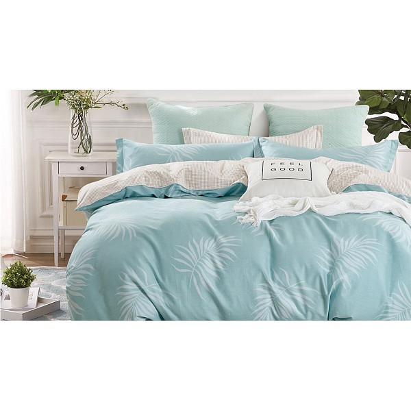 

Комплект евростандарт Satin lux, Бежевый;голубой, Satin lux