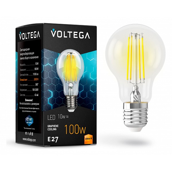 

Лампа светодиодная General Purpose Bulb Е27 220В 10Вт 2800K VG10-А1E27warm10W-F, General Purpose Bulb Е27 220В 10Вт 2800K VG10-А1E27warm10W-F